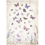 Stamperia Stamperia Assorted Rice Paper A4 6/Sheets Lavender