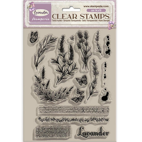 Stamperia Clear Stamps lavender