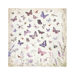 Stamperia Polyester Fabric 12"X12" 4/Pkg Lavender