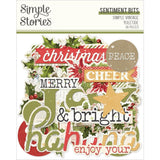 Simple Vintage Yuletide  Bits & Pieces Die-Cuts Sentiment