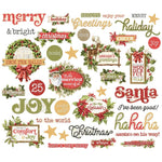 Simple Vintage Yuletide  Bits & Pieces Die-Cuts Sentiment