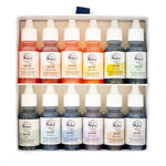 Pinkfresh Premium Liquid Watercolors 12/Pkg Pastels