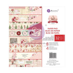 Prima Marketing Double-Sided Paper Pad 8"X8" 32/Pkg 25 & Peppermint By Frank Garcia