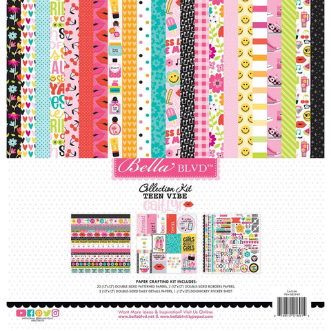 Bella Blvd Collection Kit 12"X12" Teen Vibe Caitlyn