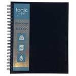 Tonic-Art Spiral Hardcover Sketchbook 8.5"X11" 65lb, 110 Sheets