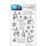 Simon Hurley - Simon Hurley create. Clear Stamps 6"X9" Sketched Snowman