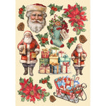 Stamperia Colored Wooden Shapes A5 Classic Christmas