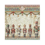 Stamperia Polyester Fabric 12"X12" 4/Pkg The Nutcracker