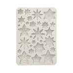 Stamperia Silicone Mold A5 Gear Up For Christmas Stars