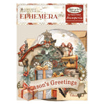 Stamperia Cardstock Ephemera Adhesive Paper Cut Outs Gear Up For Christmas