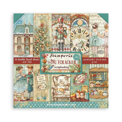 Stamperia Double-Sided Paper Pad 12"X12" 10/Pkg The Nutcracker