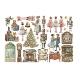 Stamperia Cardstock Ephemera Adhesive Paper Cut Outs The Nutcracker