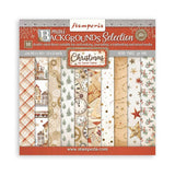 Stamperia Backgrounds Double-Sided Paper Pad 12"X12" 10/Pkg Gear Up For Christmas