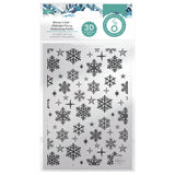 Tonic Studios 3D Embossing Folder  Midnight Flurry - Winter's Veil