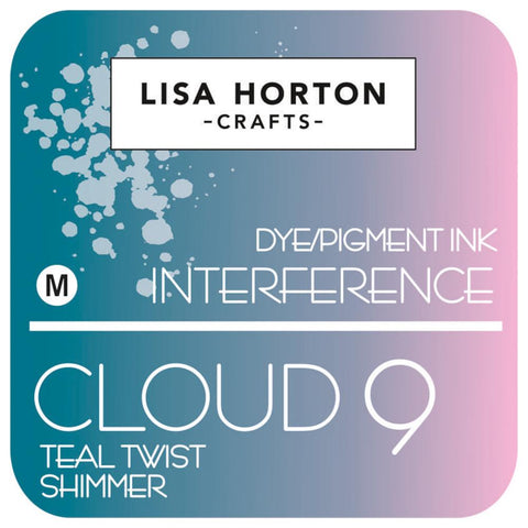 Lisa Horton Crafts Interference Ink Pad Teal Twist Shimmer