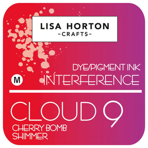 Lisa Horton Crafts Interference Ink Pad Cherry Bomb Shimmer