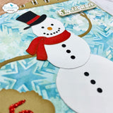 Elizabeth Craft Metal Die December White