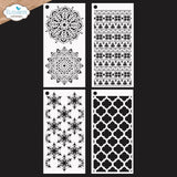 Elizabeth Craft Stencils 4/Pkg Journal 5