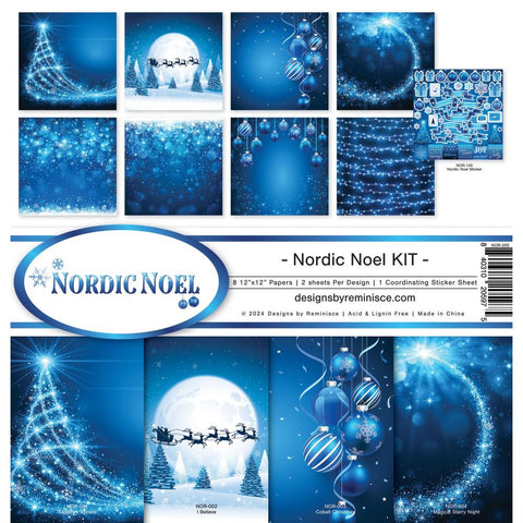 Reminisce Collection Kit 12"X12" Nordic Noel
