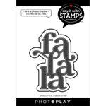 PhotoPlay Say It With Stamps Shadow Dies Fa La La Phrase