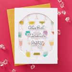 Spellbinders BetterPress Press Plate From Happy Hour Classy Glasses