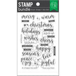 Hero Arts Clear Stamp & Die Combo Joyful Christmas Messages