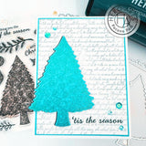 Hero Arts Clear Stamp & Die Combo Swirly Christmas Tree