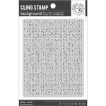 Hero Arts Background Cling Stamp 6"X6" Snowfall Background