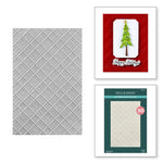 Spellbinders 3D Embossing Folder From Home For The Holidays Argyle Plaid