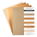 Spellbinders Treasured Cardstock 8.5"X11" 15/Pkg Rose Gold