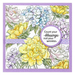 Stampendous - Cling Rubber Stamp From Beautiful Backgrounds Floral Garden