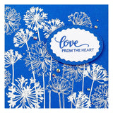 Stampendous - Cling Rubber Stamp From Beautiful Backgrounds Agapanthus