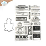 Elizabeth Craft Stamp - And Die Set The Bookstore