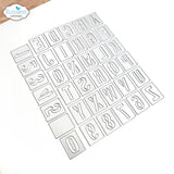 Elizabeth Craft Metal Die - Stencil Alphabet