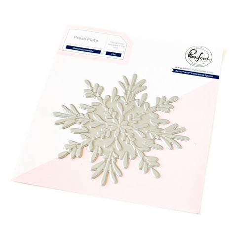 Pinkfresh Studio Press Plate Radiating Snowflake