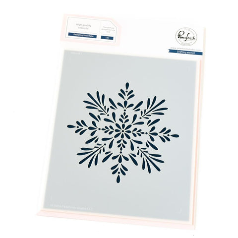 Pinkfresh Studio Stencils Radiating Snowflake