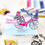 Pinkfresh Studio Die Holiday Bicycle