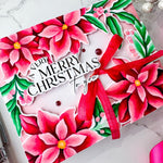 Pinkfresh Studio Die Poinsettia Frame