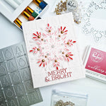 Pinkfresh Studio Stencils Radiating Snowflake