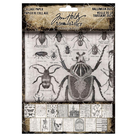 Tim Holtz Idea-ology Collage Paper  Halloween 2024