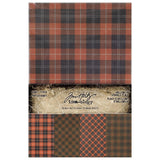 Tim Holtz Idea-Ology Kraft-Stock Halloween Sparkle Plaid