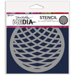 Dina Wakley Media Stencils 5"X5" Squished Coaster