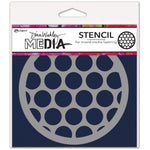 Dina Wakley Media Stencils 5"X5" Big Circles Coaster