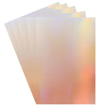 Craft Perfect Ombre Iridescent Mirror Cardstock 8.5"X11" Angel Fire