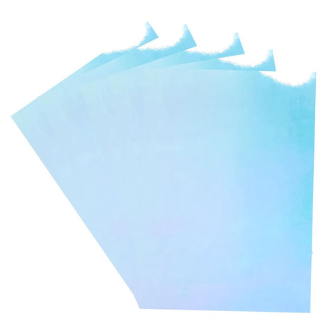 Craft Perfect Gloss Iridescent Mirror Cardstock 8.5"X11" Bejeweled Blue