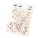 PinkFresh Clear Stamp Set 4"X6" Playful Petals