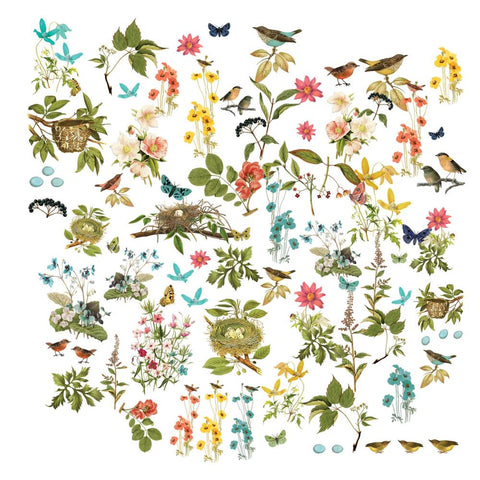 49 And Market Laser Cut Outs Wildflower, Birdsong