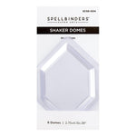 Spellbinders Shaker Dome 6/Pkg Hexi-Gem