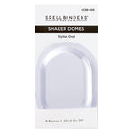 Spellbinders Shaker Dome 6/Pkg Stylish Oval