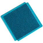 Sizzix - Sidekick Cutting Pads 6"X6" 1 Pair - Stacey Park Teal With Glitter, Limited Edition